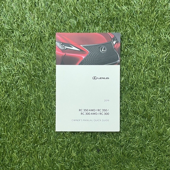 2019 Lexus RC350 RC300 Owners Manual w/ Navigation, 3.5L 2.0L - Picture 3 of 12